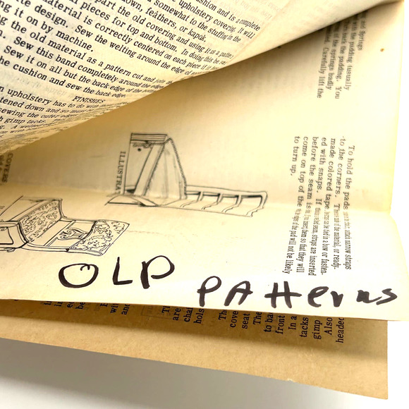 Alice Brooks Vintage Furniture Reupholstery Instructions #7460 - Picture 9 of 9